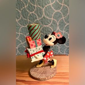 Disney 1995 Christmas at our House Minnie Mouse candle holder